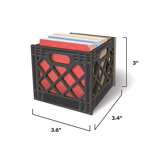 For The Record Crate Pencil Holder dimensions