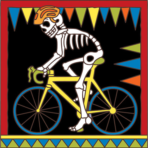 6x6 Tile Skeleton Cyclist