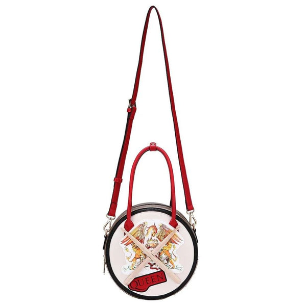 Queen Roger Taylor Drum Bag with red strap