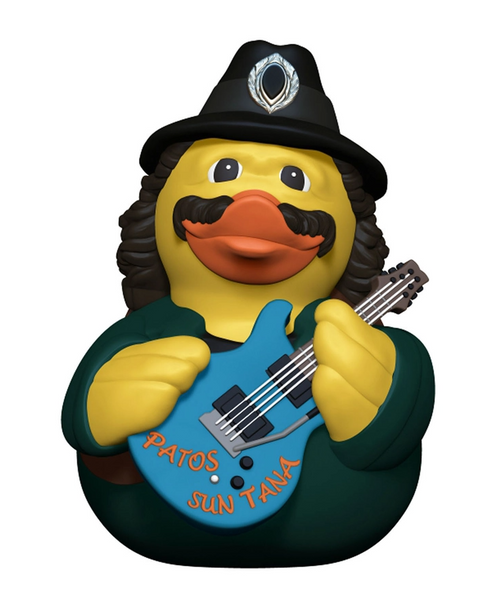 Quack Mallard Woman Carlos Santana Rubber Duck