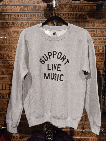Support Live Music Unisex Sweatshirt