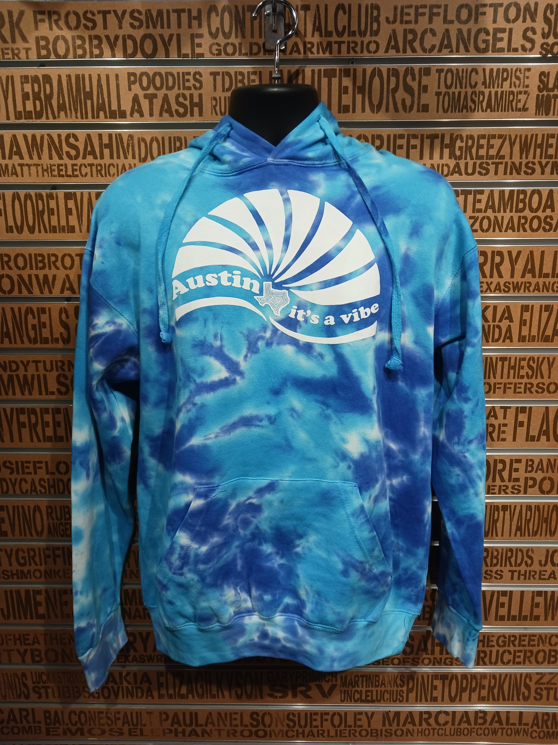 Austin It's A Vibe Tye Dye Hoodie Unisex