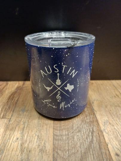 Austin TX Cross Icons Camper Mug