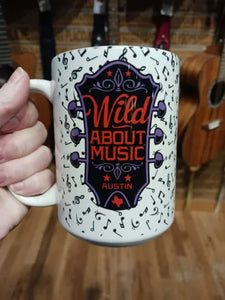 Wild About Music Ceramic Mug