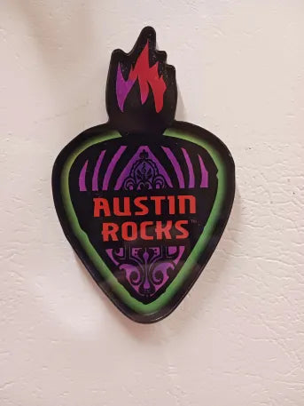 Austin Rocks Fridge Magnet