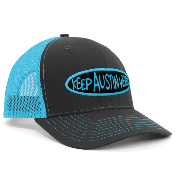 Keep Austin Weird Neon Cap Blue