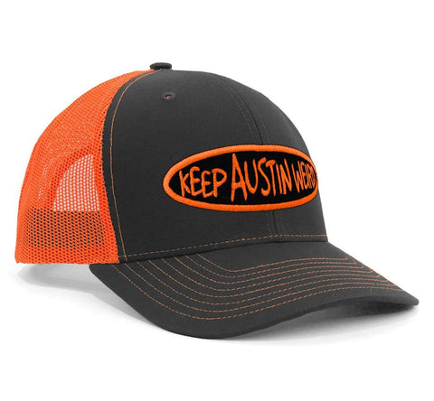 Keep Austin Weird Neon Cap Orange