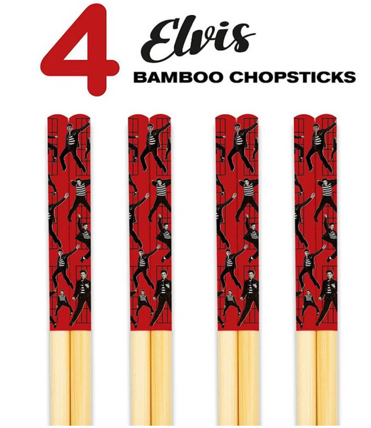 Elvis Bamboo Chopstick (4 piece set)