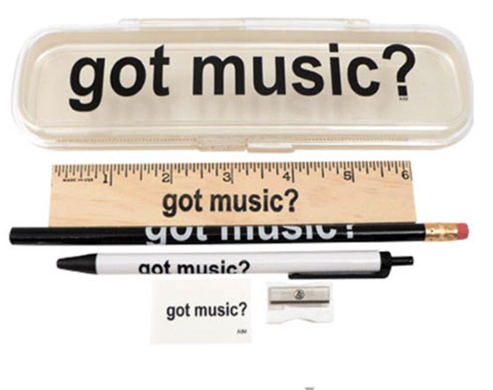 "Got Music?" Pencil Box Set