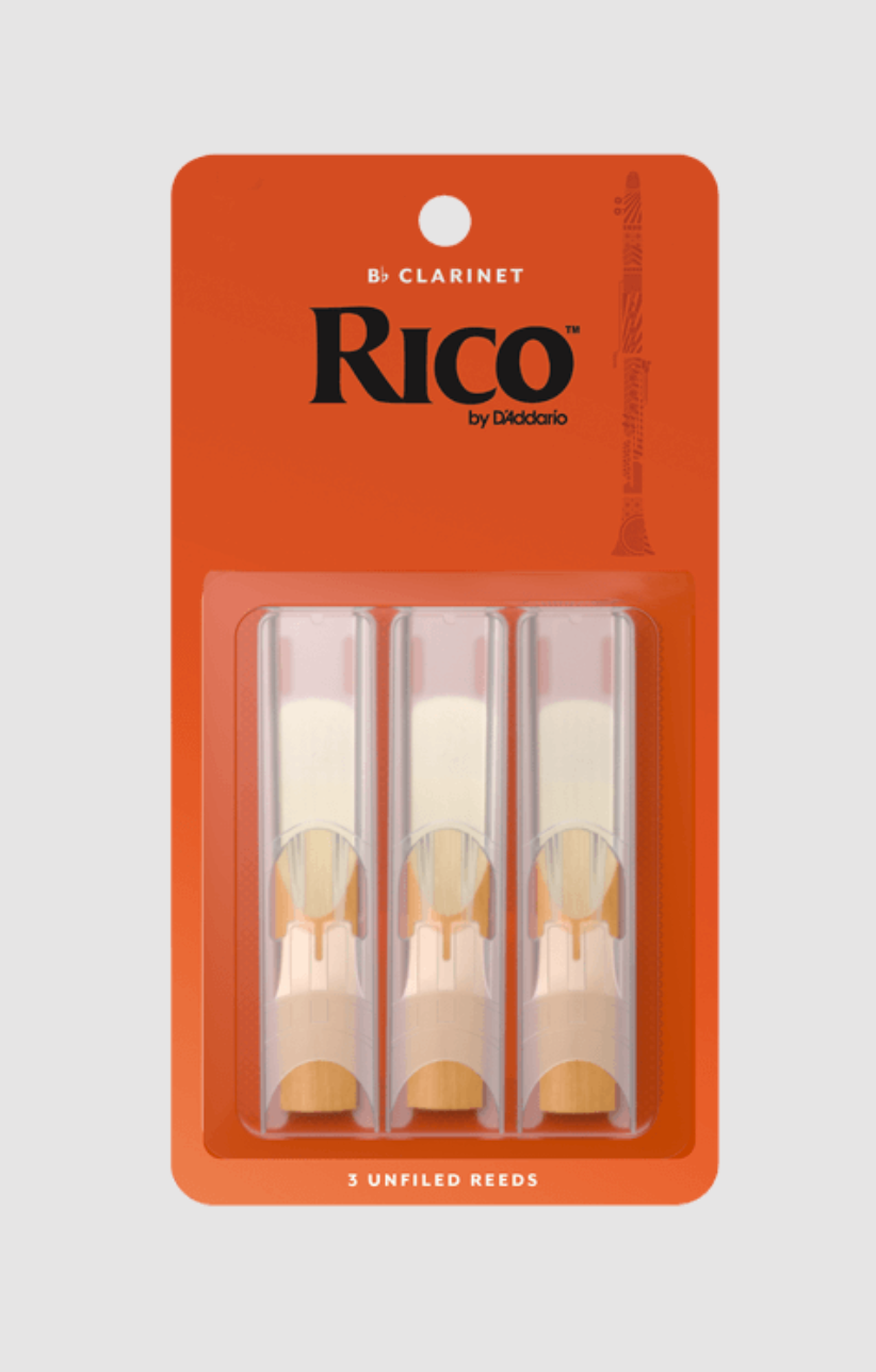 Rico Bb Clarinet Reeds 3 Pack