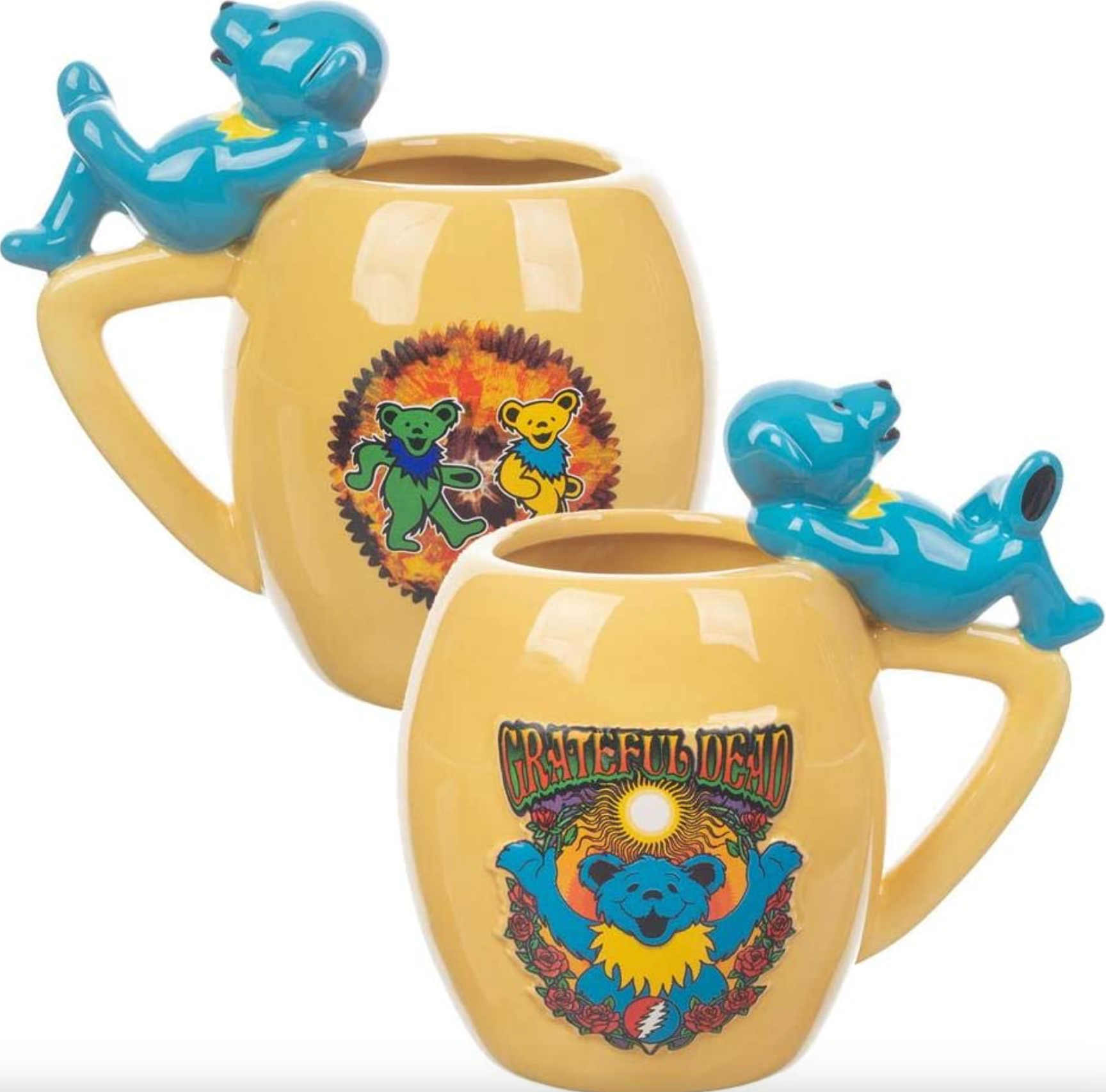 Grateful Dead Oval Ceramic Bear Mug