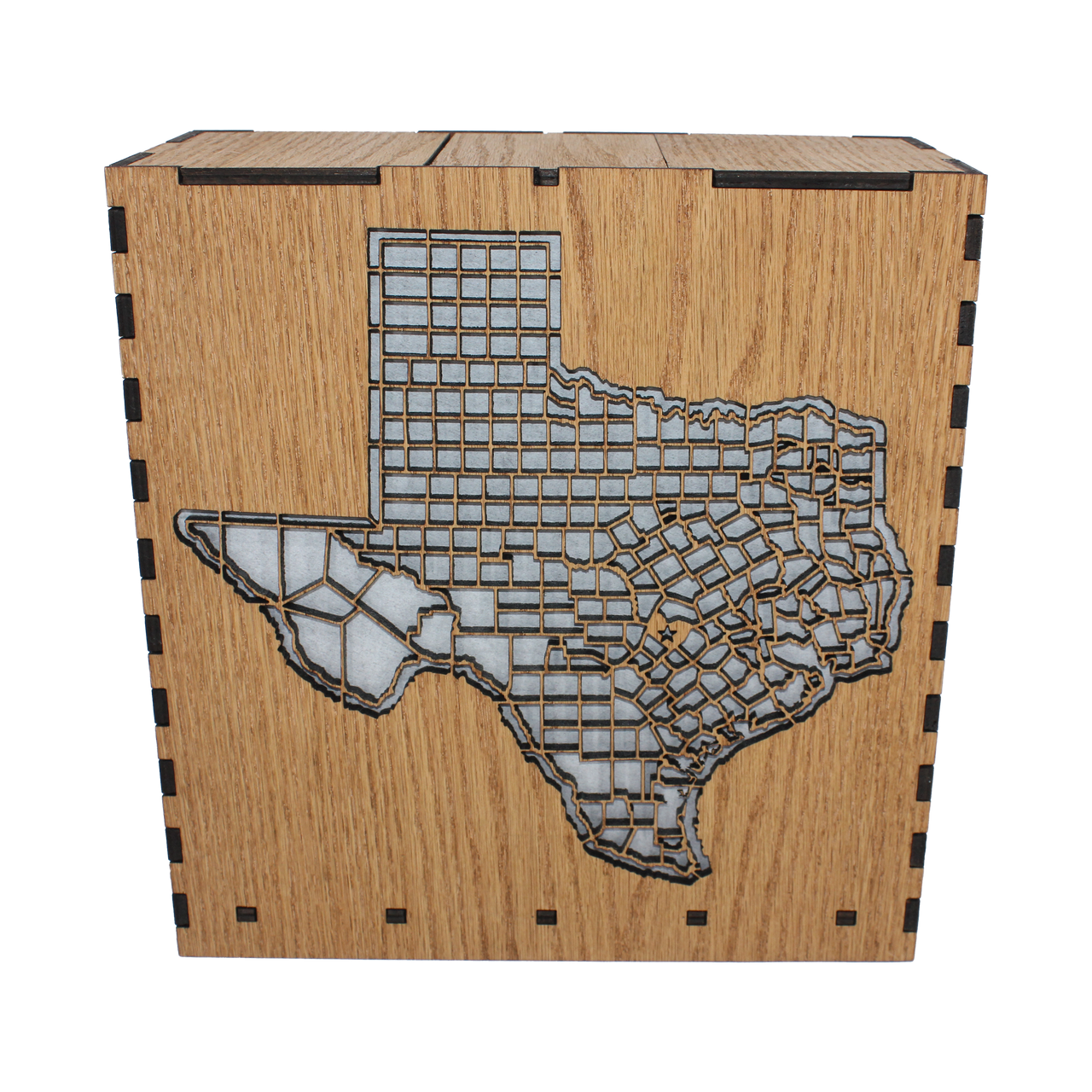 Texas County Map Lamp
