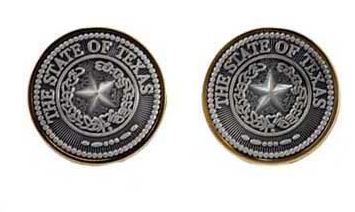Texas State Seal Cufflinks