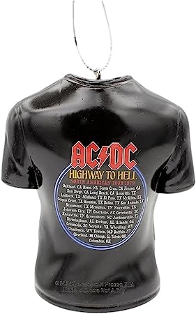 AC/DC T-Shirt Ornament back