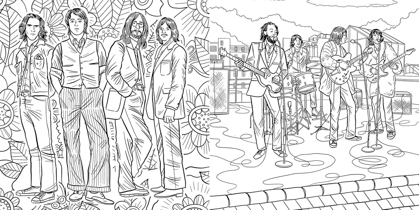 The Beatles Coloring Book-Adult Coloring Book