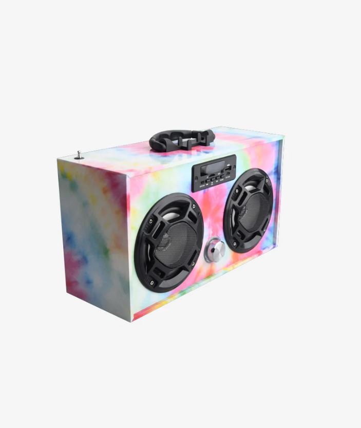 Boombox Bluetooth Speaker/Radio Tie Dye