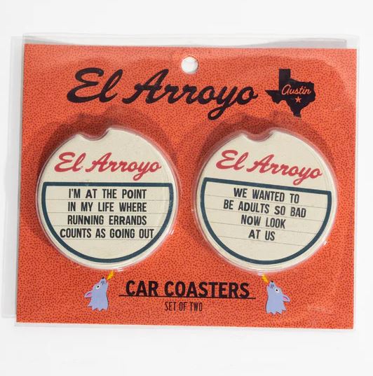 El Arroyo Car Coaster Set - Going Out