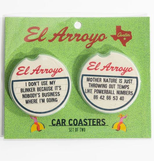 El Arroyo Car Coaster Set -Mother Nature