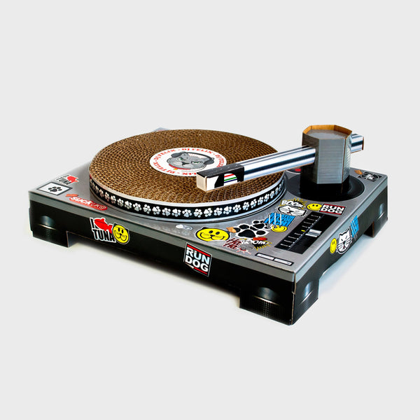 Cat Scratch DJ Turntable Toy side view