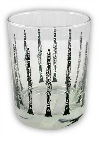 Clarinet Lowball Glass