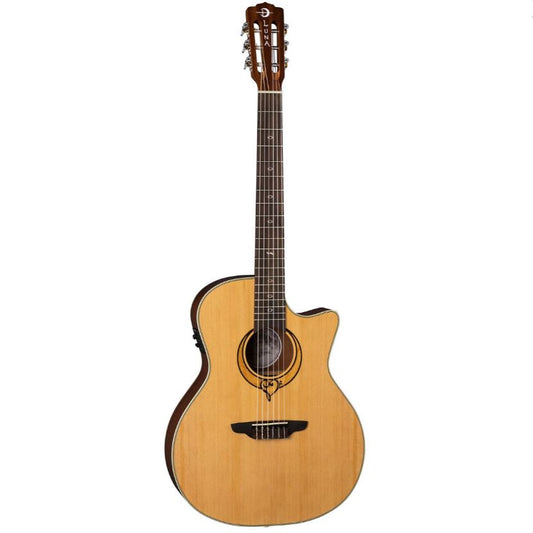 LUNA HEARTSONG NYLON GUITAR A/E W/USB SONG NYL