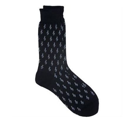 Mini G-Clef Socks