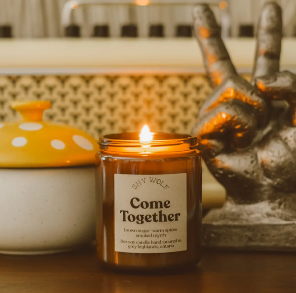 Soy Candle Come Together (Brown Sugar, Spices, Myrrh) 8 oz.