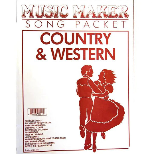 Music Maker Country Western Sheet Music