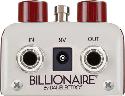 Danelectro Billionaire Cash Cow Distortion Pedal top view