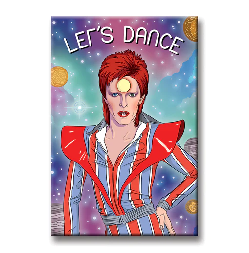 Bowie Let's Dance Fridge Magnet