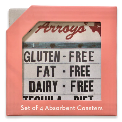 El Arroyo Coaster Set - Tequila Diet