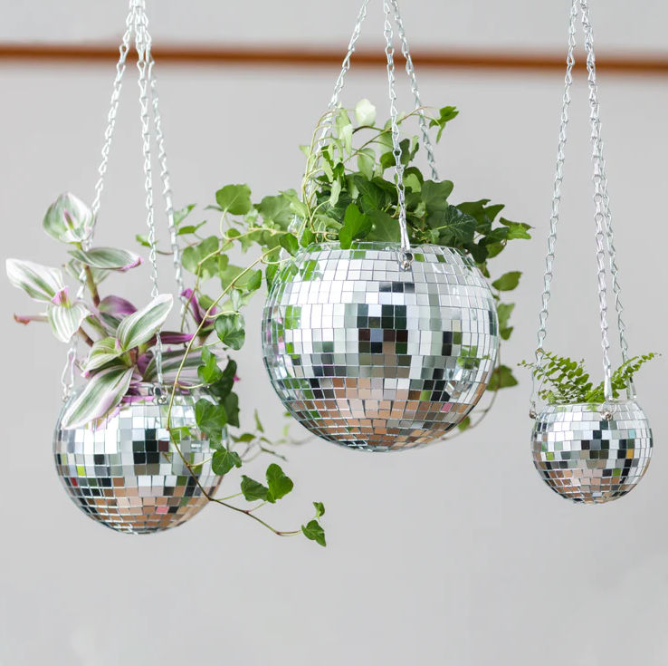 Disco Ball Planters