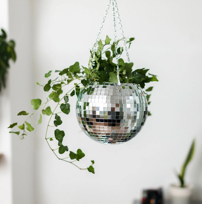 Disco Ball Planters 8 inch