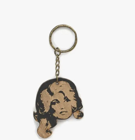  dolly Wooden keychain