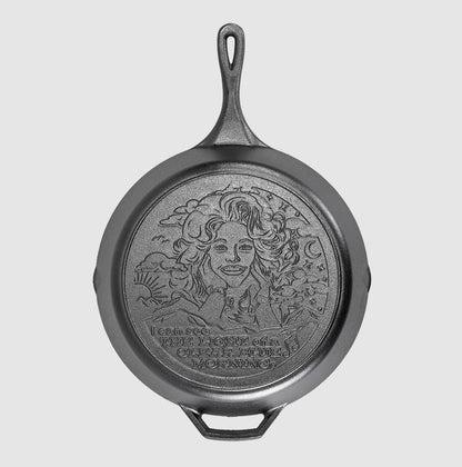 Dolly Parton Clear Blue Morning 13.25'' Skillet