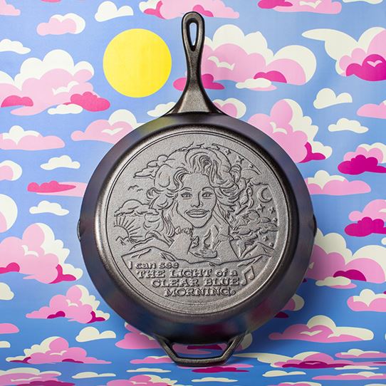 Dolly Parton Clear Blue Morning 13.25'' Skillet