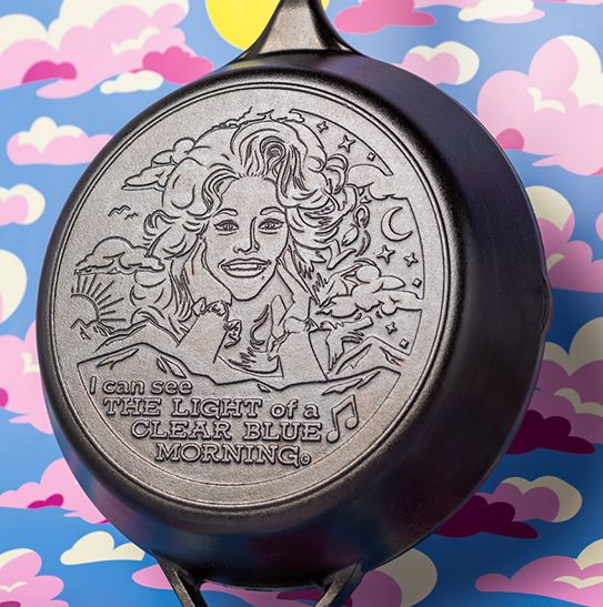 Dolly Parton Clear Blue Morning 13.25'' Skillet