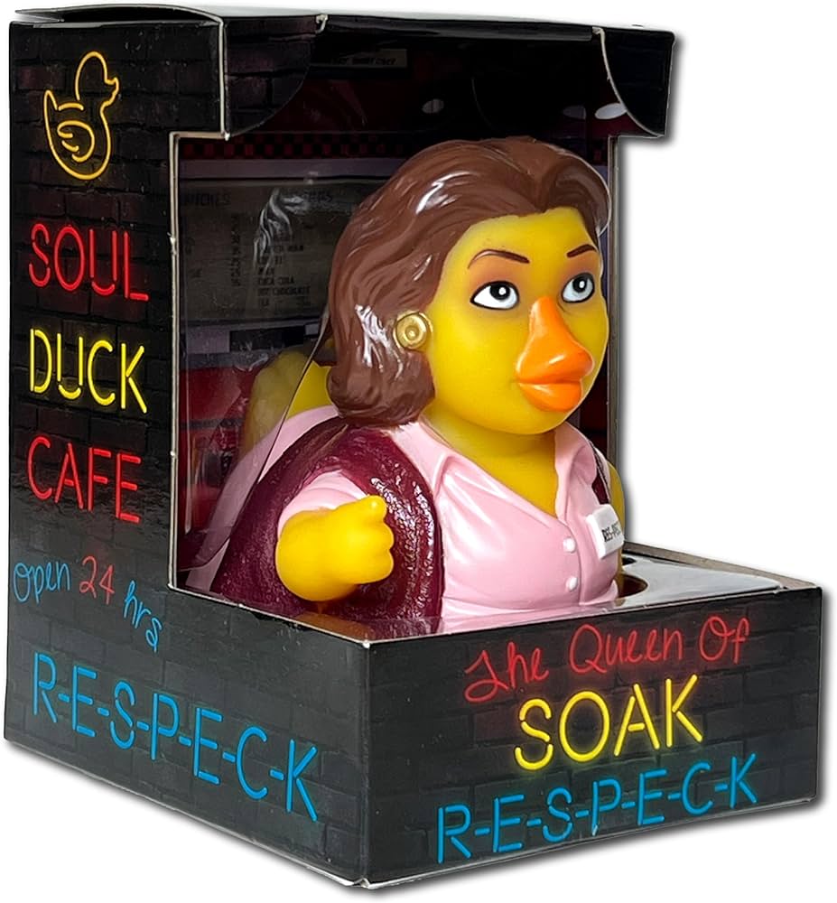 Queen Of Soak Aretha Franklin Rubber Duck