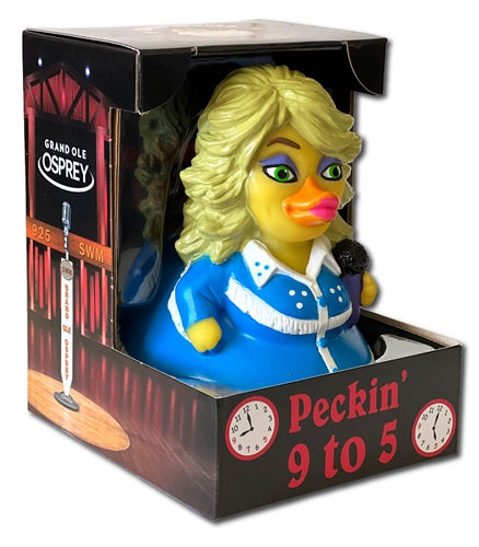 Peckin' 9 to 5 Dolly Rubber Duck