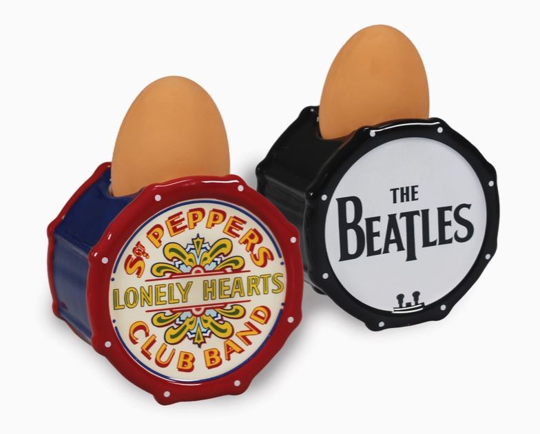 Beatles Drum Ceramic Egg Cups (Set of 2)