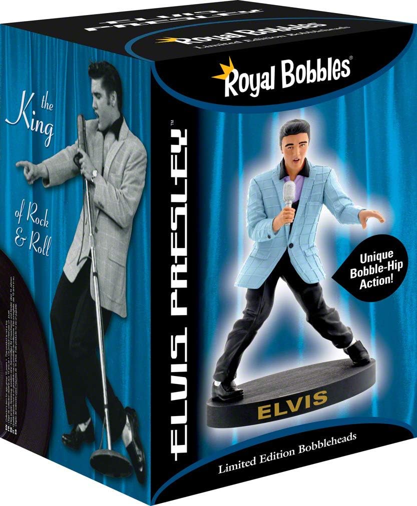 Elvis Presley Bobblehips Blue Suit Bobblehead