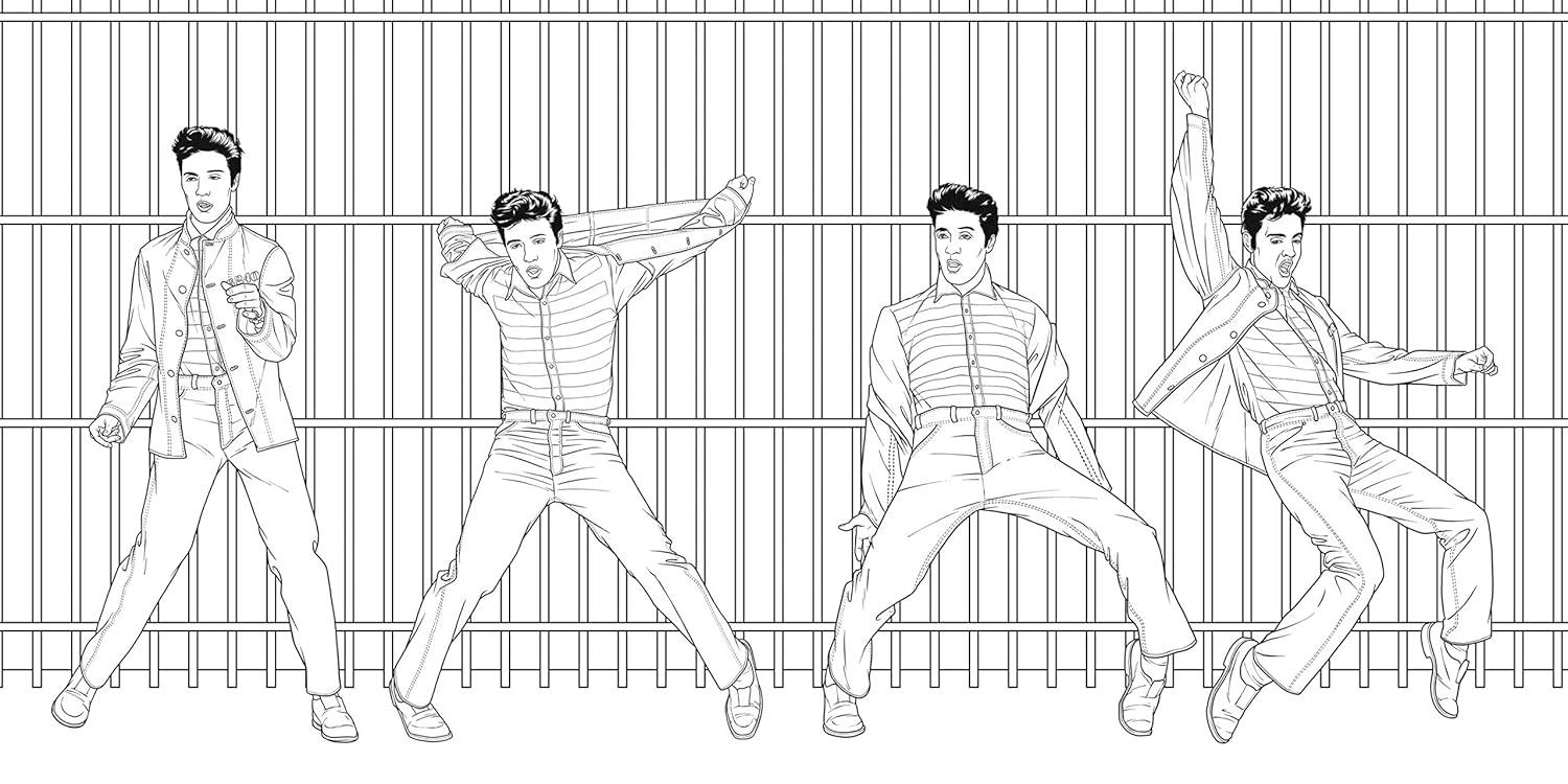 Elvis: The Coloring Book