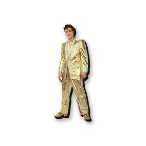 Elvis Gold Suit Chunky Fridge Magnet