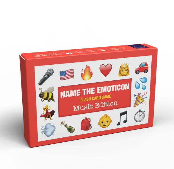Name The Emoticon Music Edition Card Game