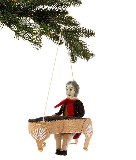 Felt Beethoven Ornament