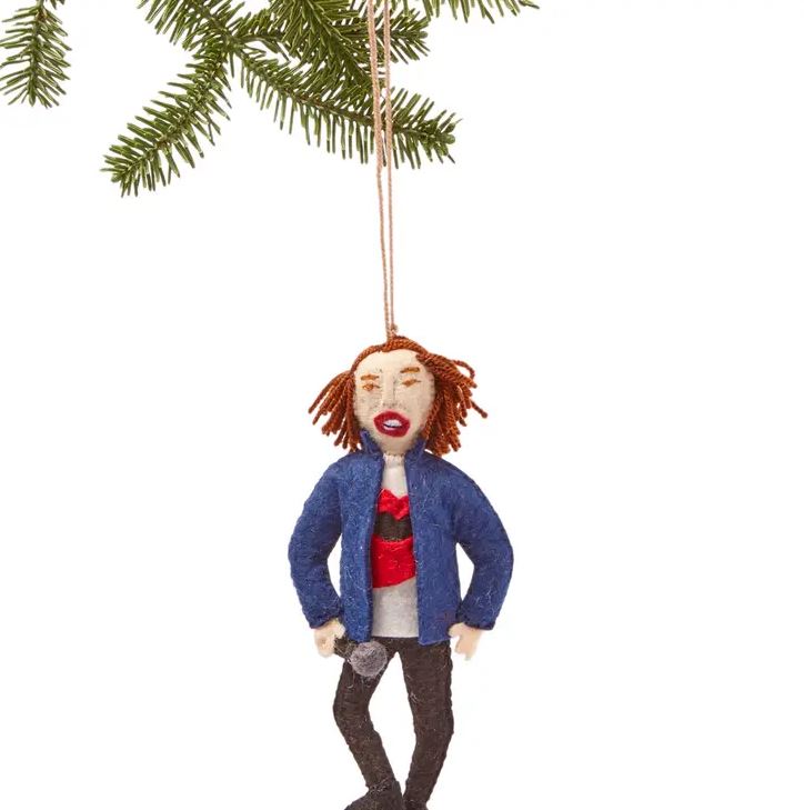 Felt Mick Jagger Ornament