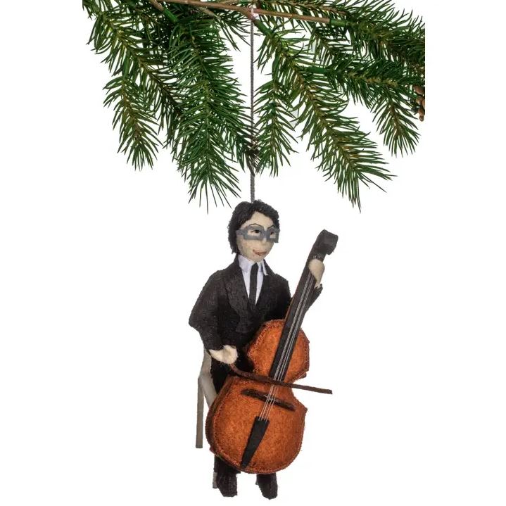 Felt Yo-Yo Ma Ornament