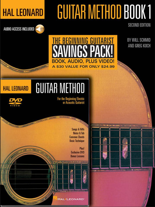 Guitar Method Beginner's Pack Book 1 with Online Audio + DVD