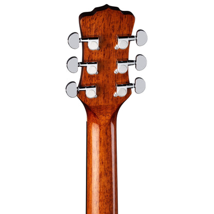 Gypsy Exotic Black/White Ebony A/E headstock back