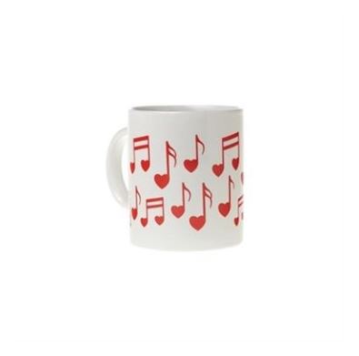 Heart Music Note Mug